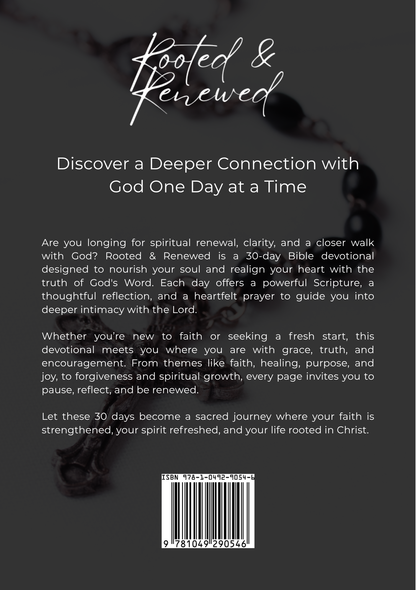 Rooted & Renewed - 30 Day Bible Devotional Journal